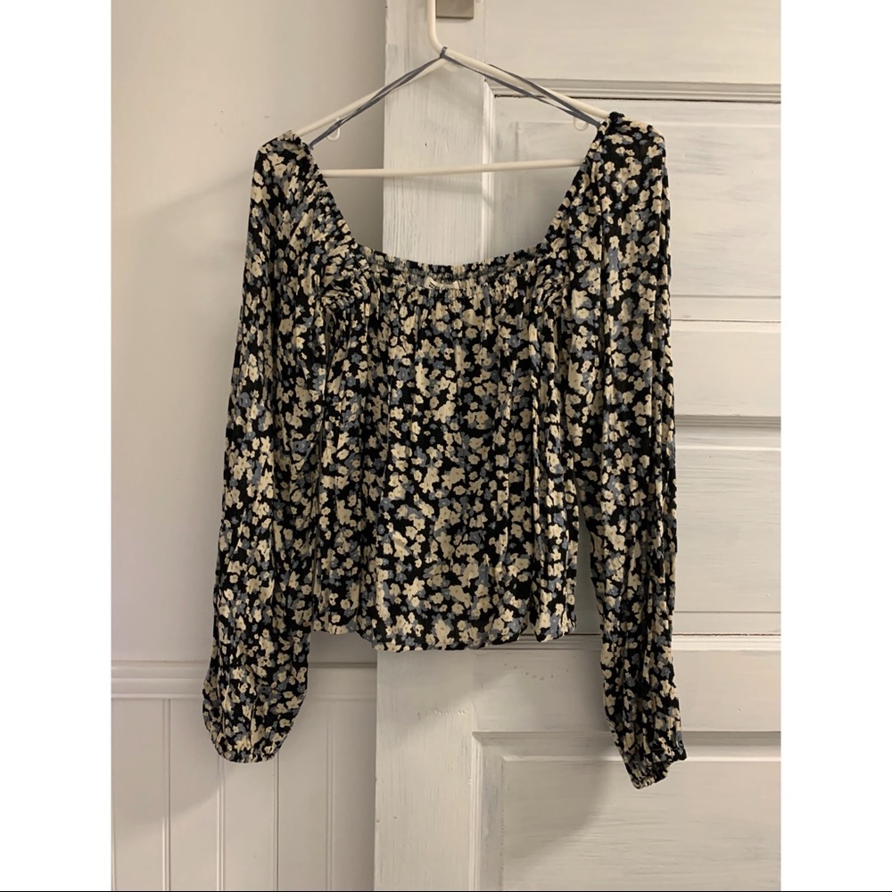 Square neck top